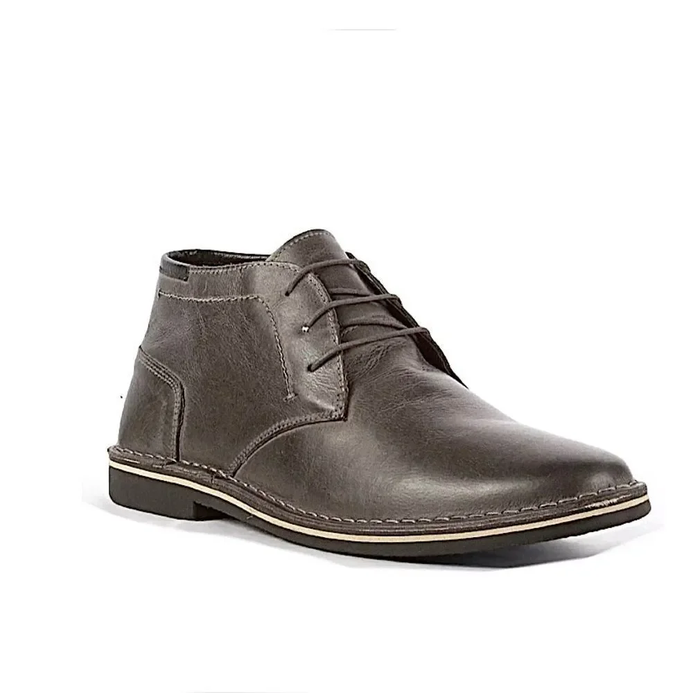 Steve Madden Hestonn Chukka Leather Lace Up Boots